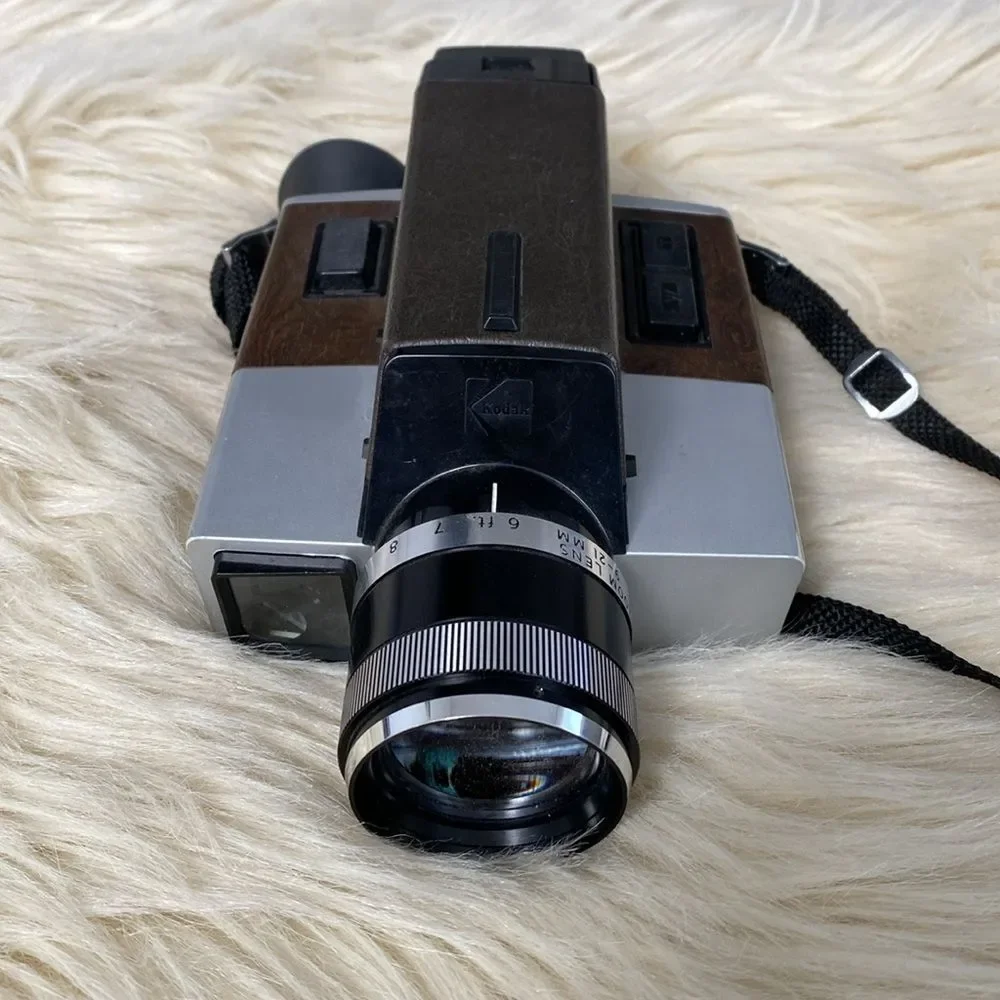 Kodak Vintage Movie Camera XL55 Made in USA - Black and Silver